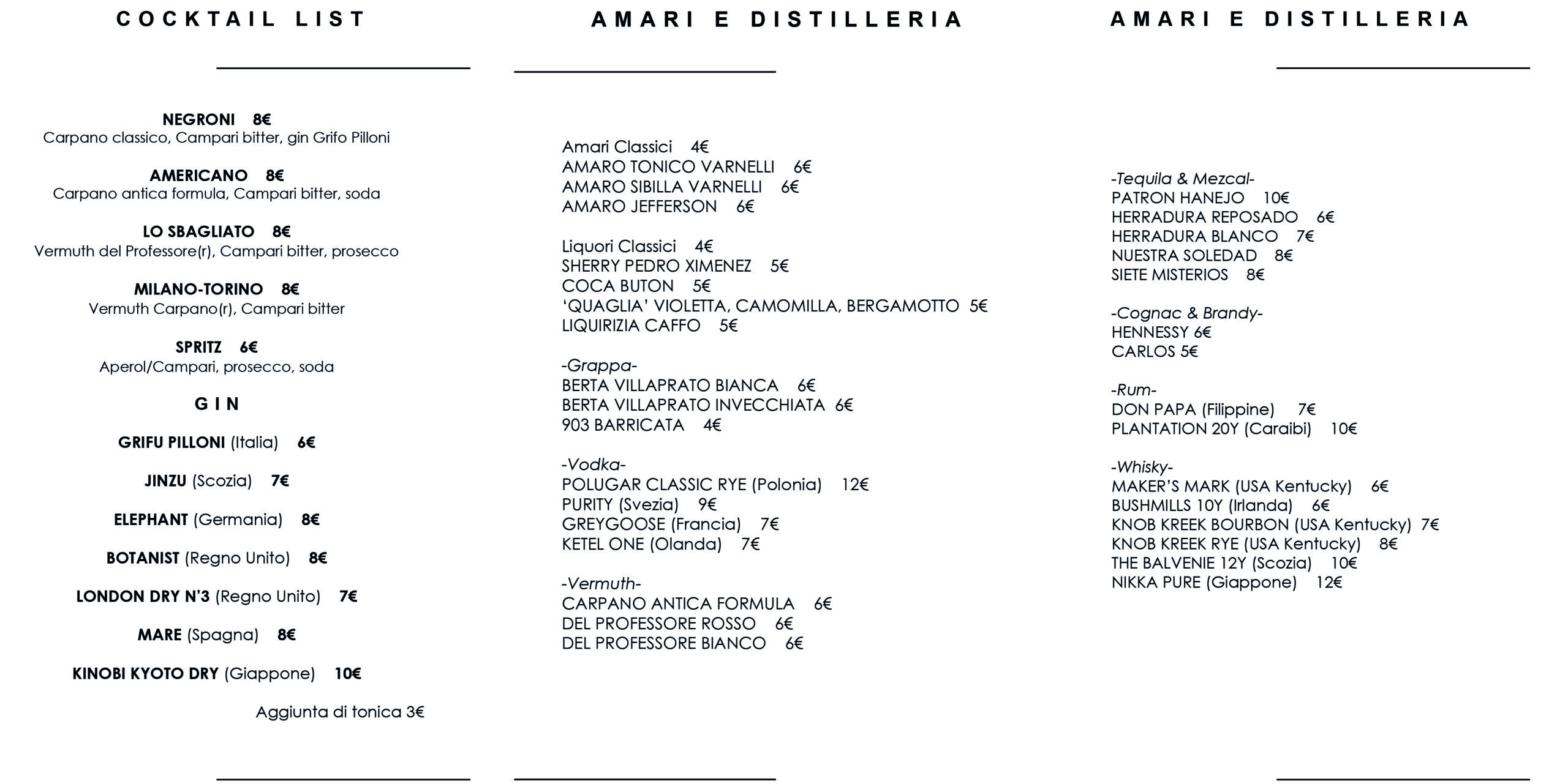 amari-distillati-cocktail-PIZZERIA-oro-di-napoli-ostia-lido-roma
